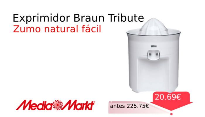 Exprimidor Braun Tribute