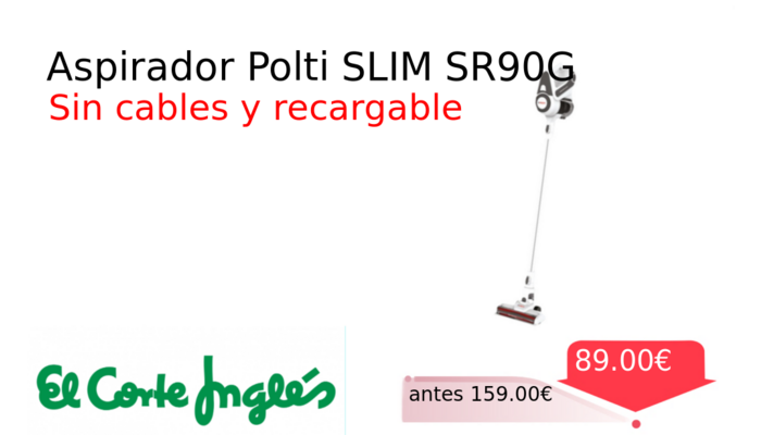 Aspirador Polti SLIM SR90G