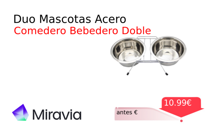 Duo Mascotas Acero