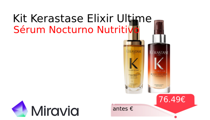 Kit Kerastase Elixir Ultime