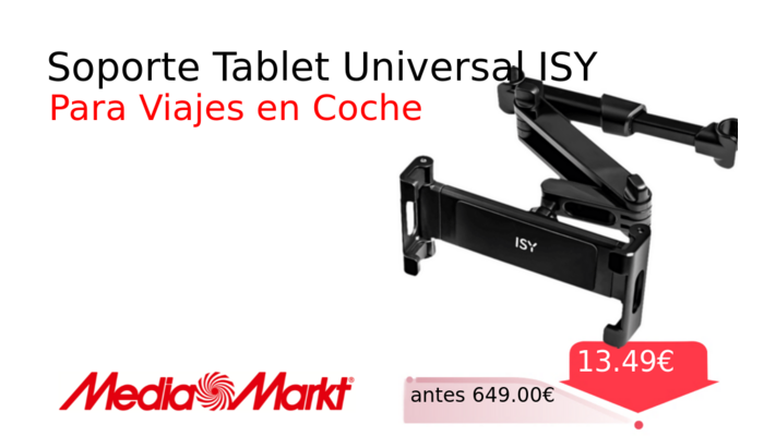 Soporte Tablet Universal ISY