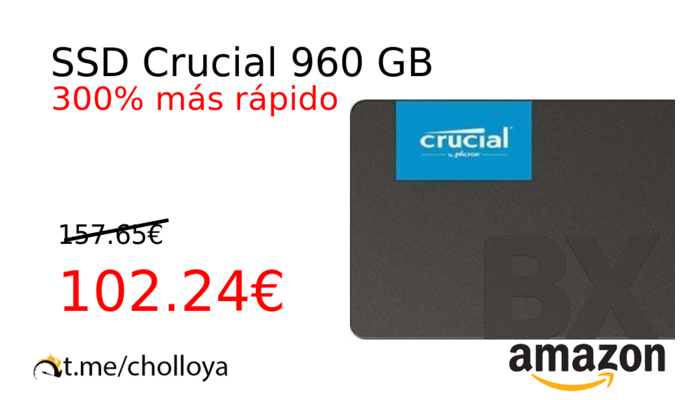 SSD Crucial 960 GB