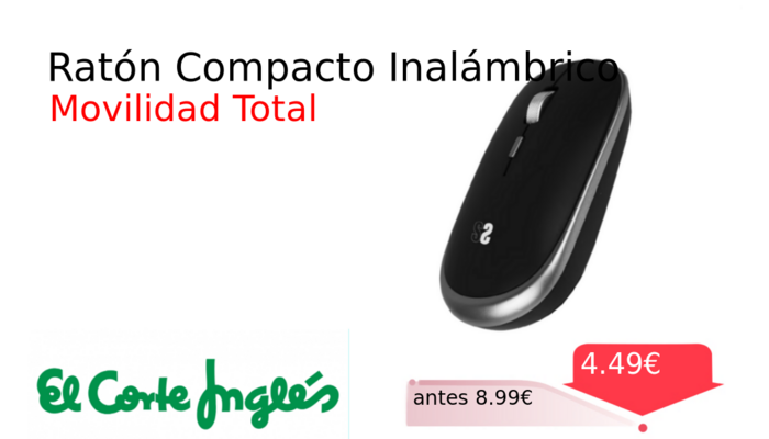 Ratón Compacto Inalámbrico