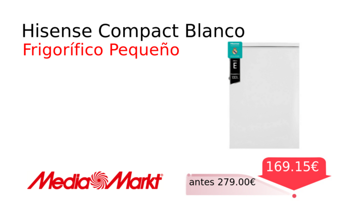 Hisense Compact Blanco