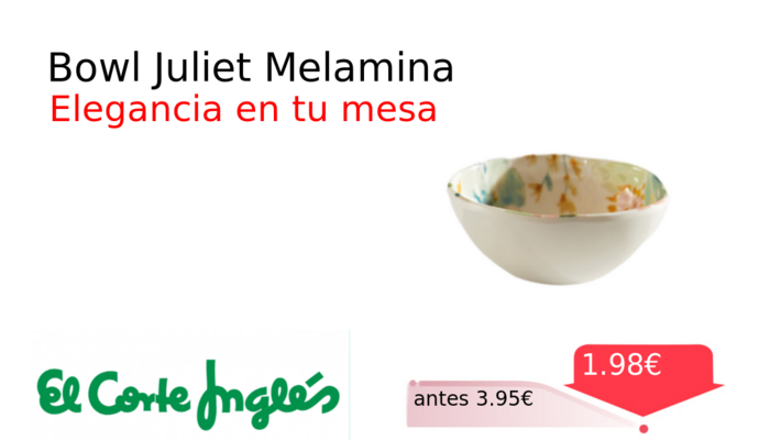Bowl Juliet Melamina