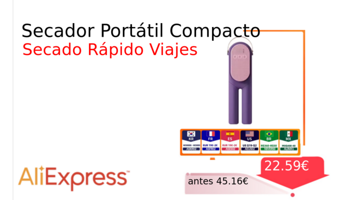 Secador Portátil Compacto