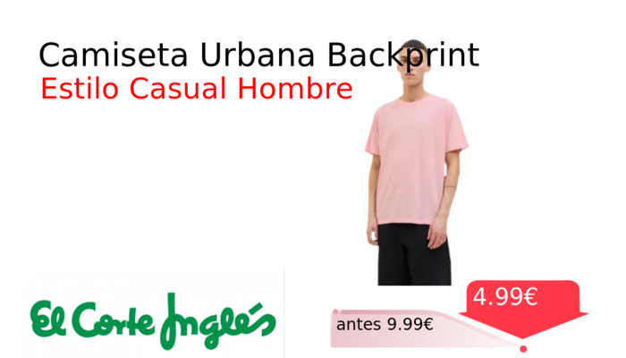 Camiseta Urbana Backprint