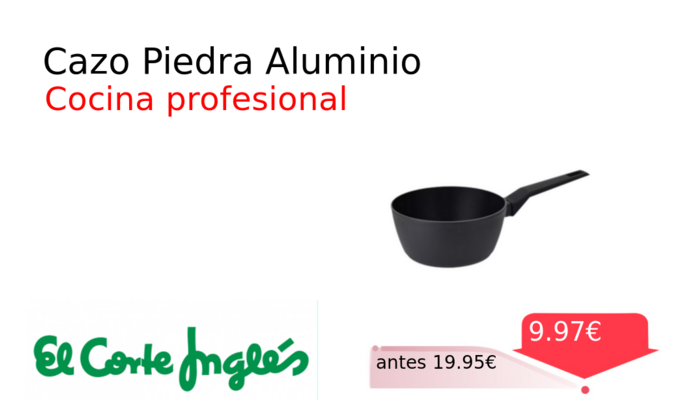 Cazo Piedra Aluminio