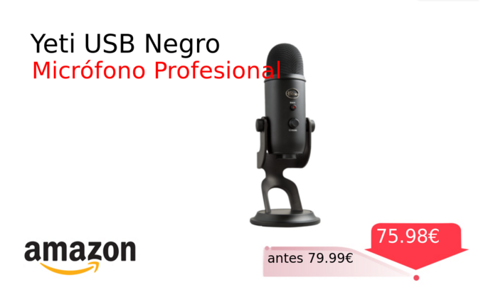 Yeti USB Negro