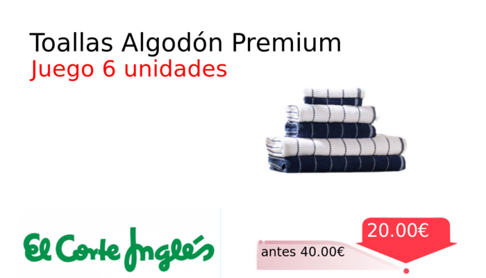 Toallas Algodón Premium