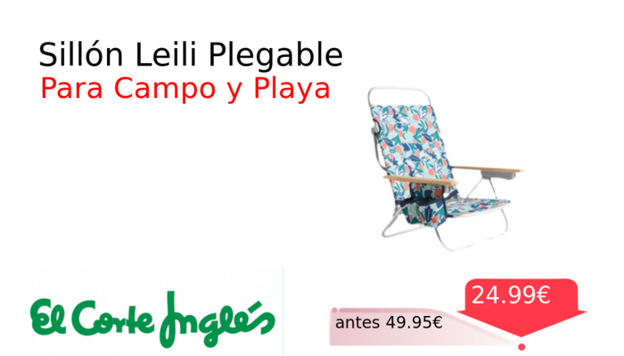 Sillón Leili Plegable