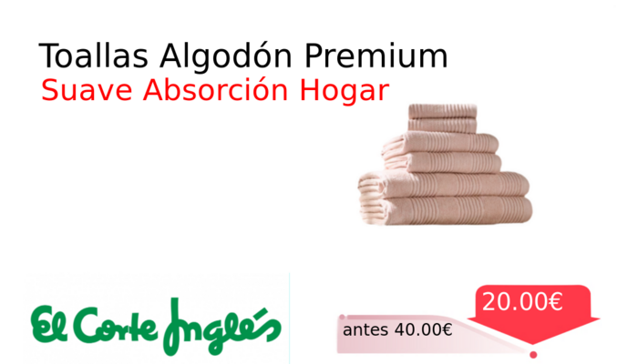 Toallas Algodón Premium
