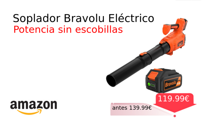 Soplador Bravolu Eléctrico