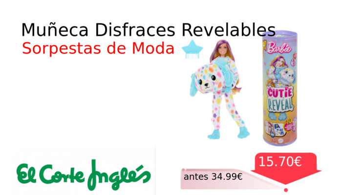 Muñeca Disfraces Revelables