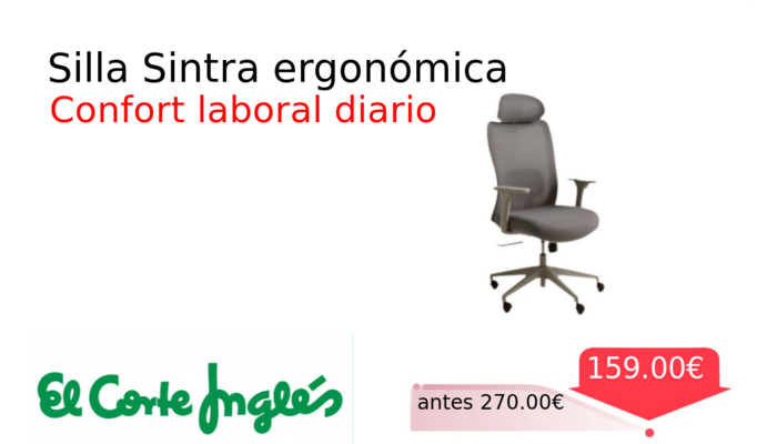 Silla Sintra ergonómica