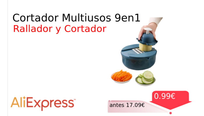 Cortador Multiusos 9en1
