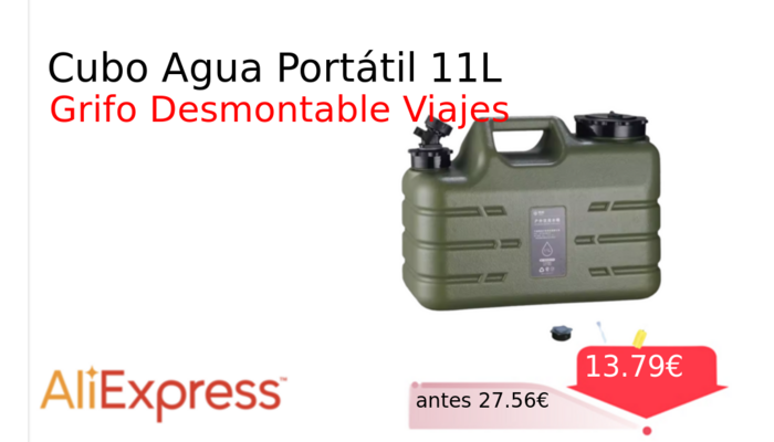 Cubo Agua Portátil 11L