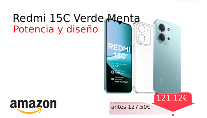 Redmi 15C Verde Menta