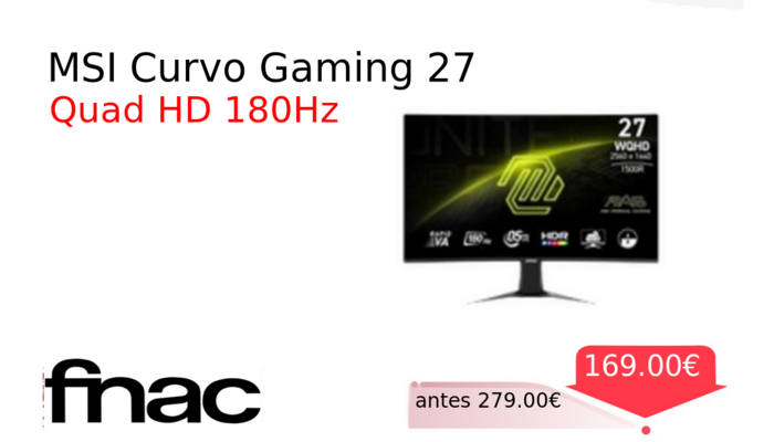 MSI Curvo Gaming 27
