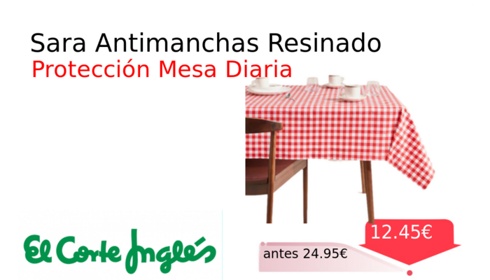 Sara Antimanchas Resinado