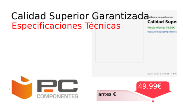 Calidad Superior Garantizada