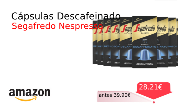 Cápsulas Descafeinado