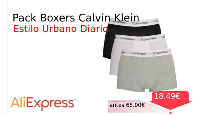 Pack Boxers Calvin Klein