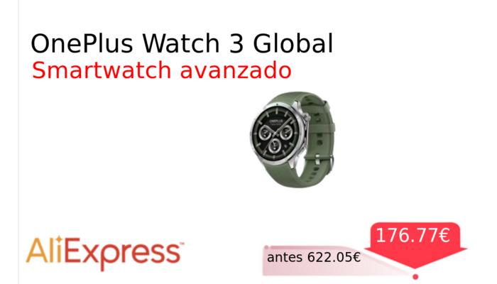 OnePlus Watch 3 Global