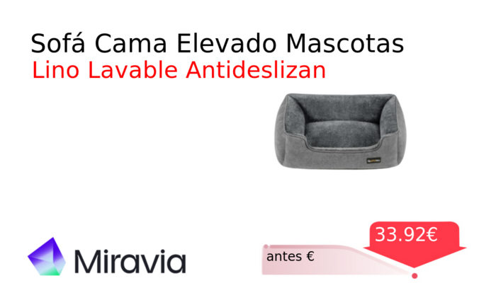 Sofá Cama Elevado Mascotas