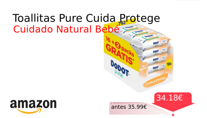 Toallitas Pure Cuida Protege