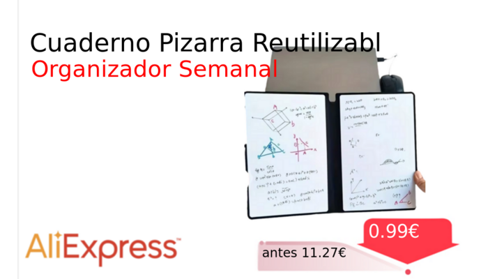 Cuaderno Pizarra Reutilizabl