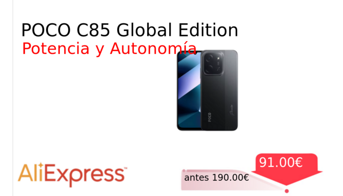 POCO C85 Global Edition