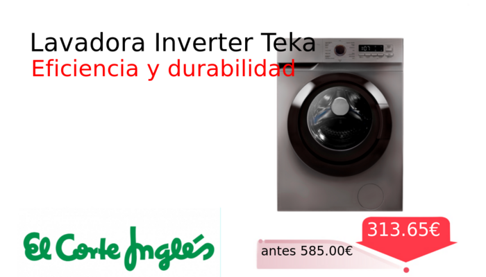 Lavadora Inverter Teka