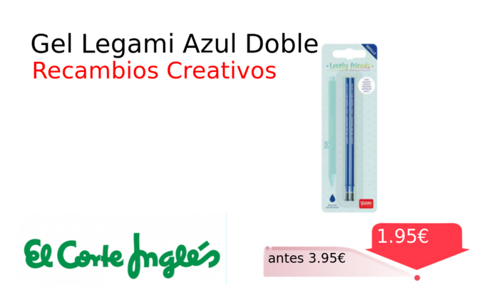 Gel Legami Azul Doble