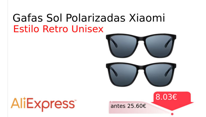 Gafas Sol Polarizadas Xiaomi