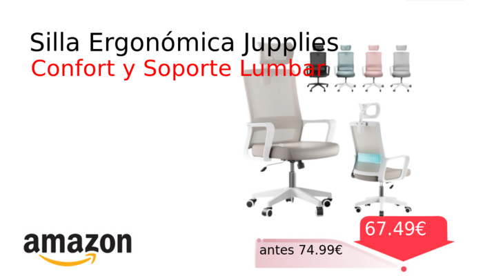 Silla Ergonómica Jupplies