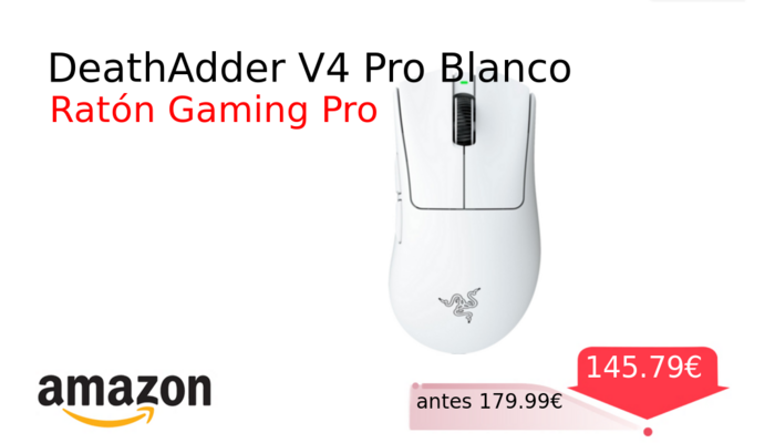 DeathAdder V4 Pro Blanco