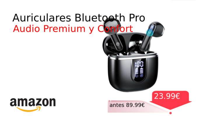 Auriculares Bluetooth Pro