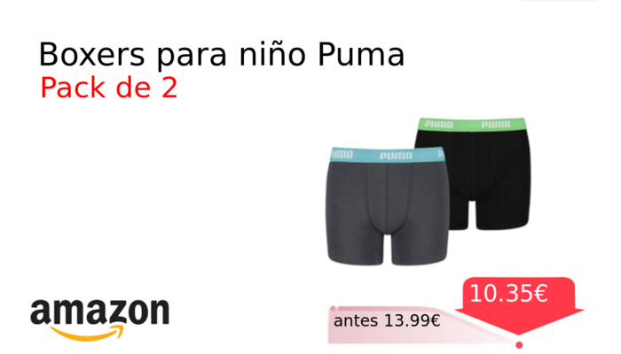 Boxers para niño Puma