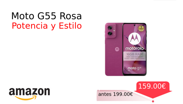 Moto G55 Rosa