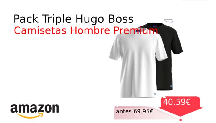 Pack Triple Hugo Boss