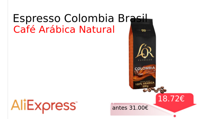 Espresso Colombia Brasil