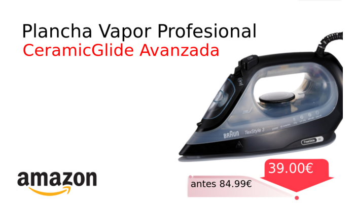 Plancha Vapor Profesional