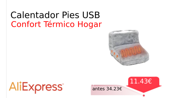 Calentador Pies USB