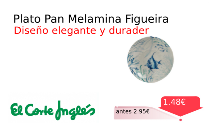 Plato Pan Melamina Figueira
