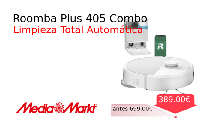 Roomba Plus 405 Combo