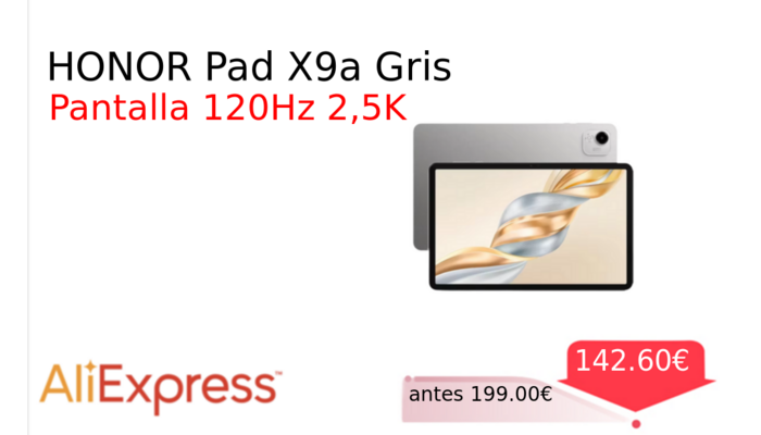 HONOR Pad X9a Gris