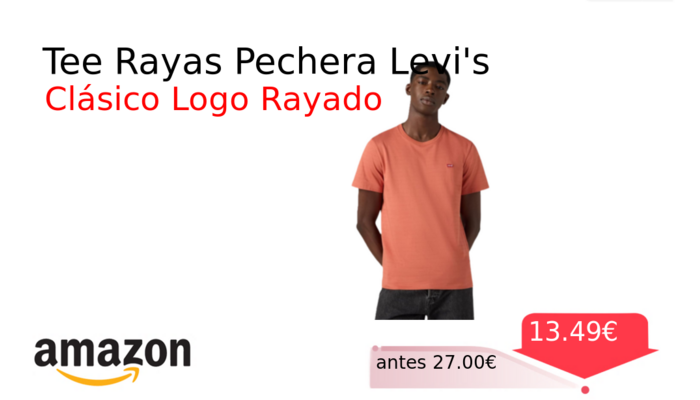 Tee Rayas Pechera Levi's