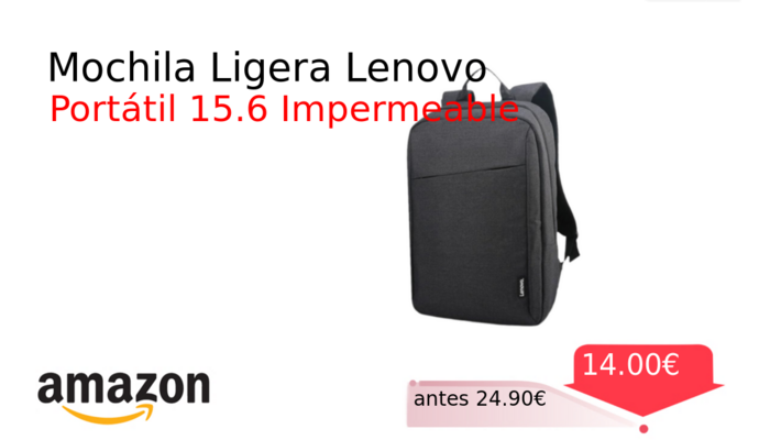 Mochila Ligera Lenovo