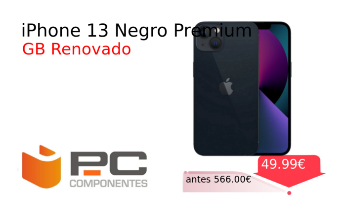 iPhone 13 Negro Premium